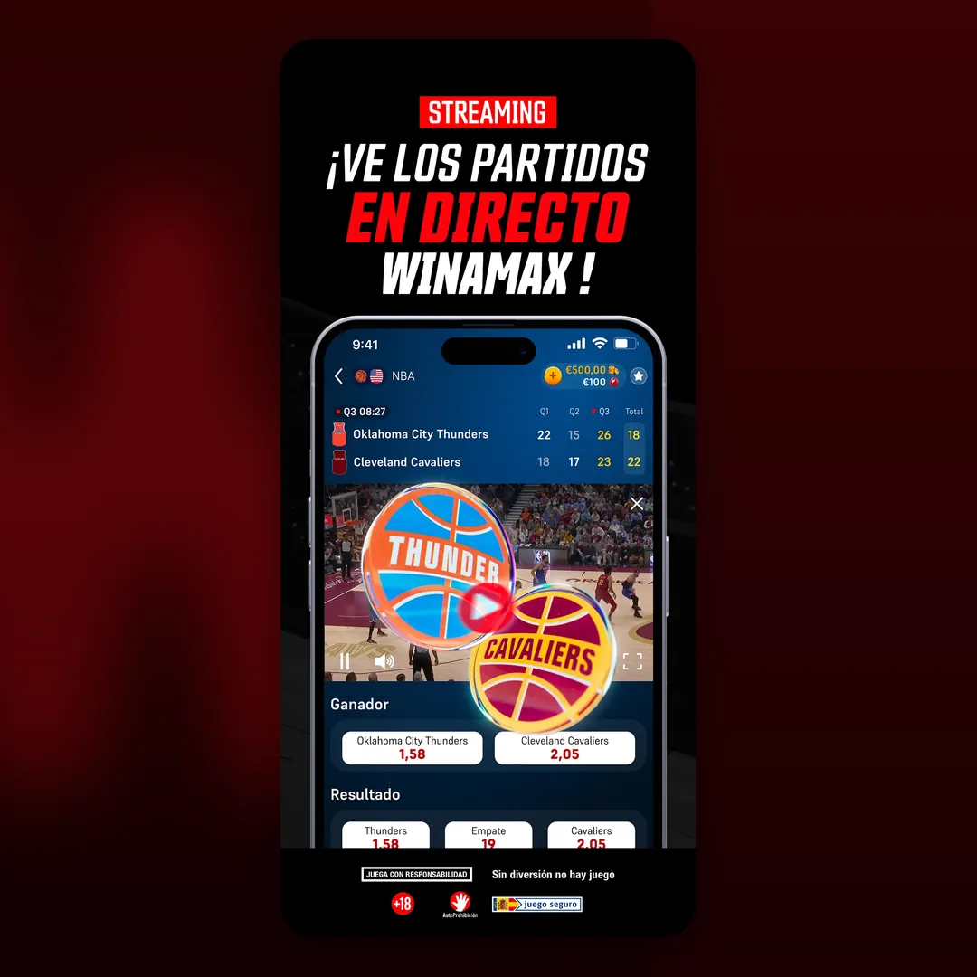 La app de Winamax en la App Store española